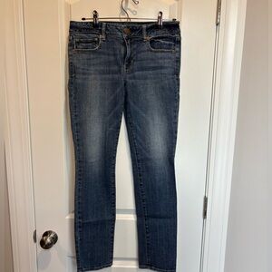 American Eagle Outfitters Dark Blue Skinny Stretch Jeans